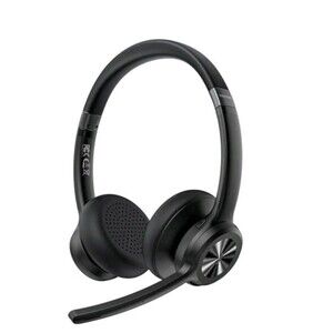 TeckNet TK-HS012 Wireless Headset, Noise Cancellation, Double Earpieces